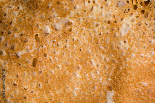 Texture of a pancake surface