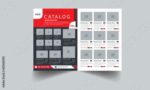 Product Catalogue & modern a4 product catalog design template, Minimalist product brochure template design