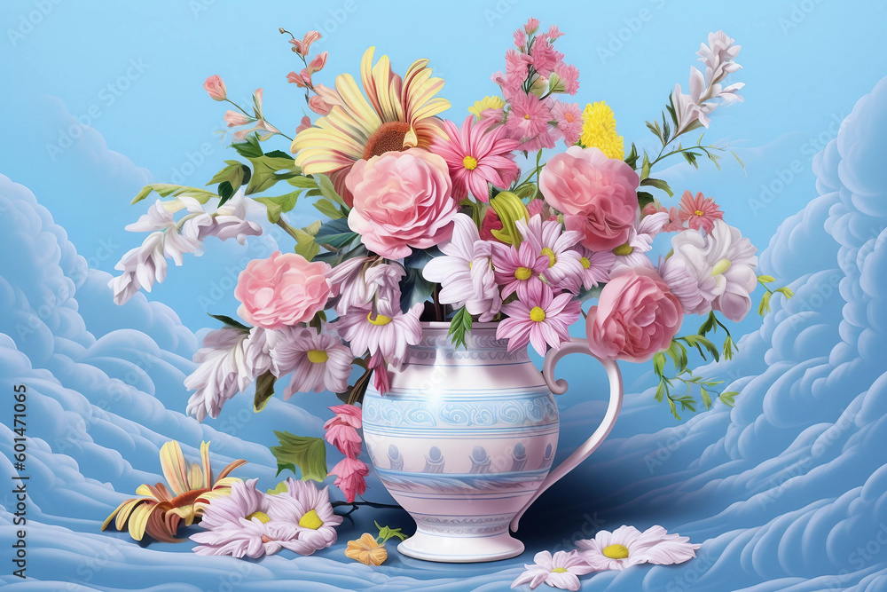 Obraz premium bouquet of flowers in vase