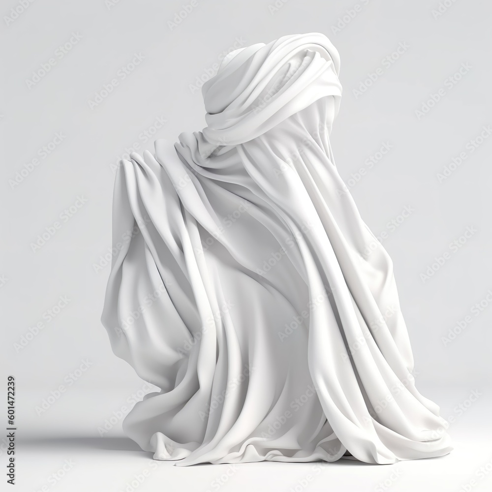 White sheet on a white backdrop background image White sheet on a white backdrop background image