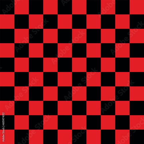 Checkerboard Pattern Seamless Background with Swatches