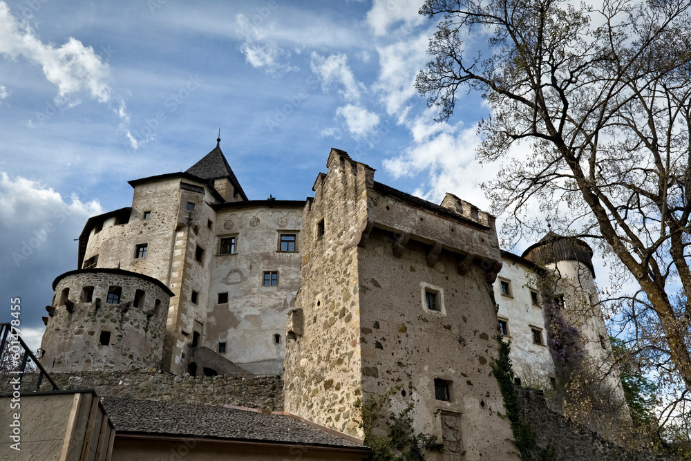 The medieval castle of Presule/Prösels. Fiè allo Sciliar/Völs am Schlern, province of Bolzano, Trentino Alto Adige, Italy.