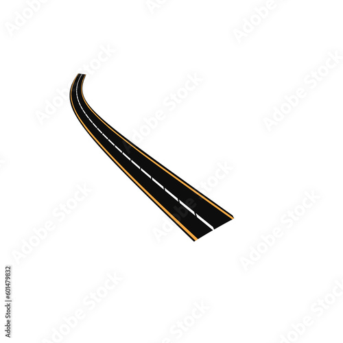 asphalt highway vector