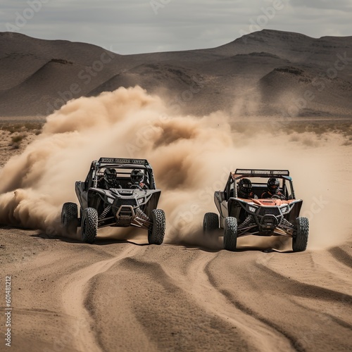 RZR racing in the desert © nick
