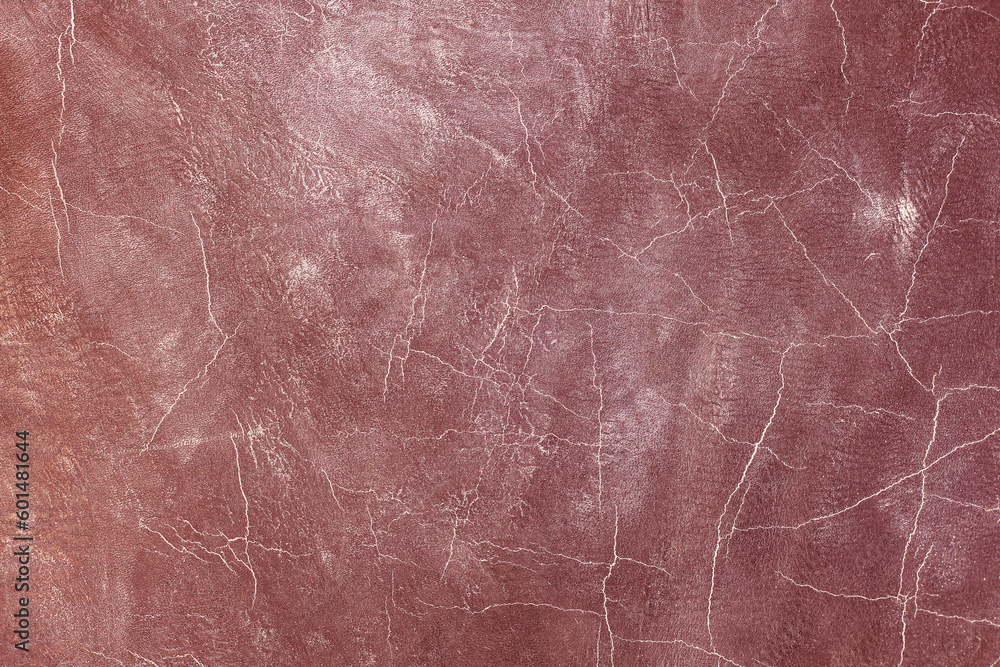 Fototapeta premium Beautiful red background with leather texture