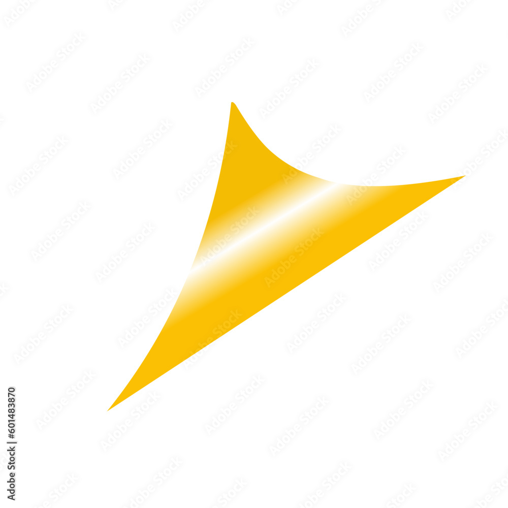 Gold Paper Corner Folds Gold Paper Corner Folds