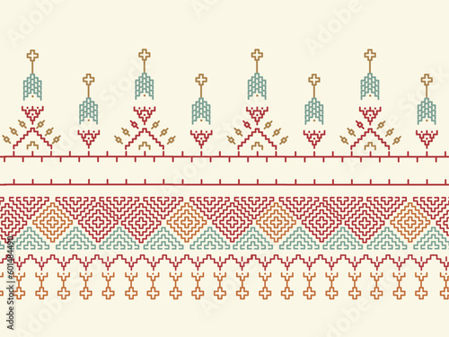 Ethnic abstract art. Harmonious moroccan ornament. Moroccan craft lasted until the middle of the 20 century. Design for cushions, tablecloths, curtains, traditional accessories of the feminine 