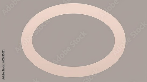 Abstract hollow shape circle