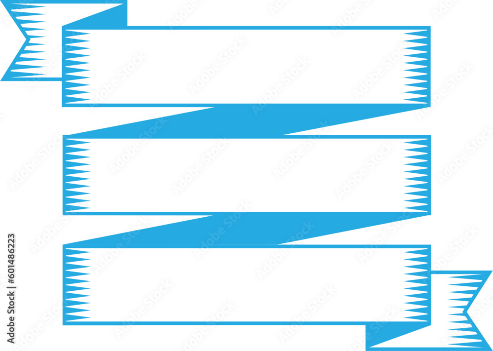 A set of various vector ribbons. A set of various vector ribbons.