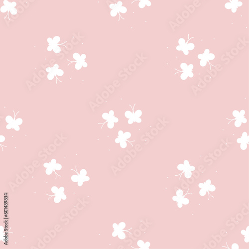 Photography Butterfly seamless pattern
