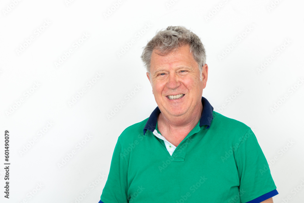 portrait of handsome positive looking senior man portrait of handsome positive looking senior man