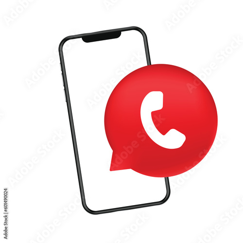 Mobile phone call button. Call us icon