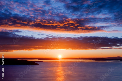 Beautiful Seattle Sunset © Mihaita