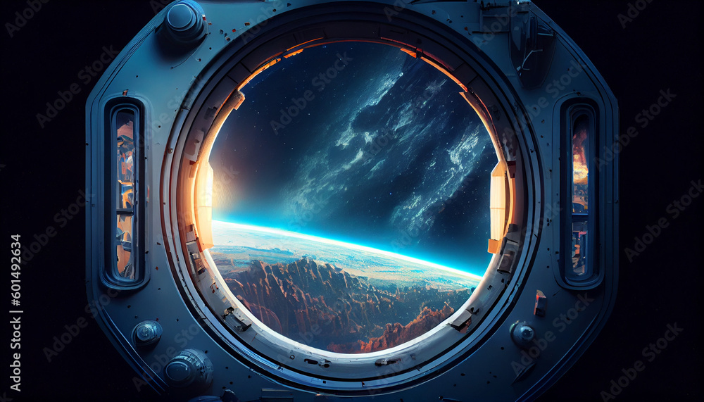 Translucent Vistas: Immersive Views from Within a High-Detail Spaceship in Space : Generative AI Translucent Vistas: Immersive Views from Within a High-Detail Spaceship in Space : Generative AI