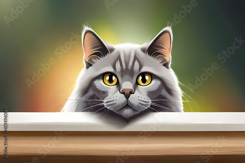 Premium Closeup Cute Tabby Cat   blur, 4K, Animal Wallpaper, cat Background, cute cat, AI © aqib