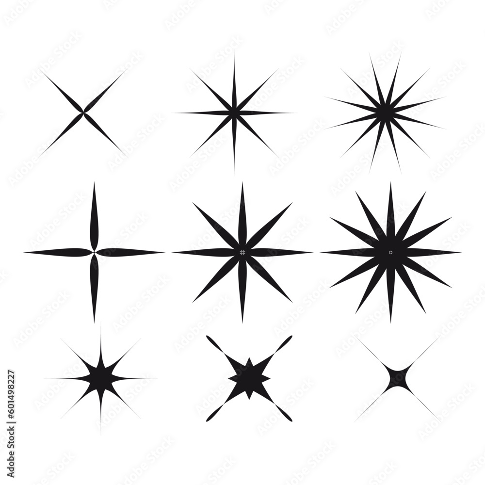 Swiss bauhaus y2k brutalist elements. Abstract geometric shapes, contemporary star figures. Vector memphis design, primitive element set Swiss bauhaus y2k brutalist elements. Abstract geometric shapes, contemporary star figures. Vector memphis design, primitive element set