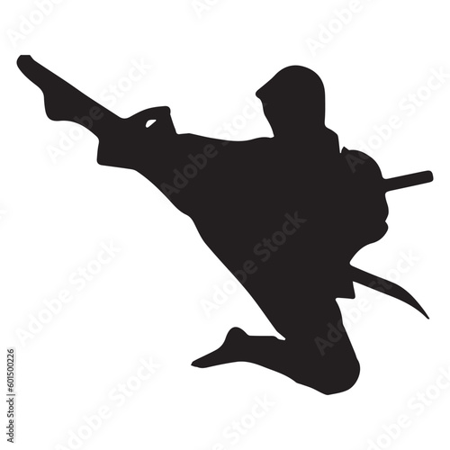 silhouette set, martial arts, jiu jitsu, karate, taekwondo, kung fu, capoeira, fight