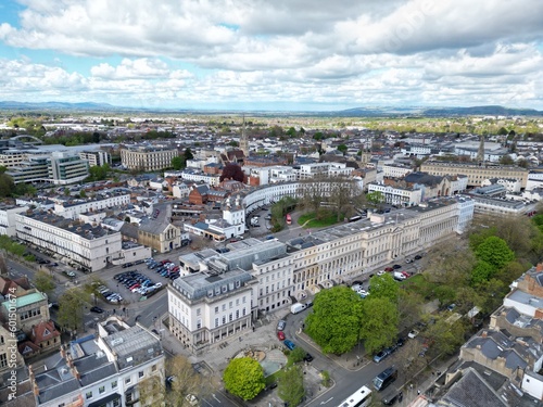 Cheltenham Borough Council offices drone , aerial,  UK photo