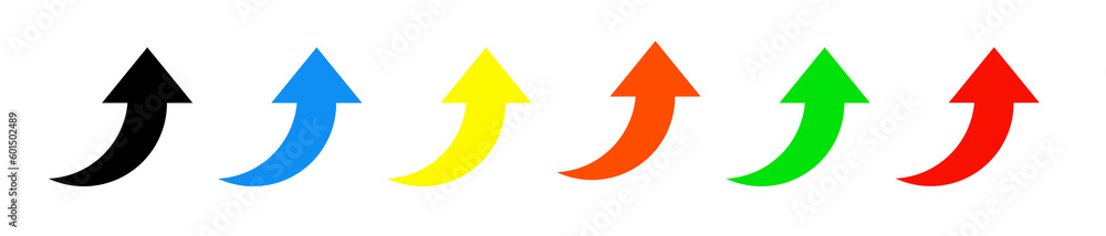 Curved arrow up icons set with transparent background. Curved arrow icons. Going up arrow sign. Increased,rise, growth sign, symbol. Curved arrow up icons set with transparent background. Curved arrow icons. Going up arrow sign. Increased,rise, growth sign, symbol.
