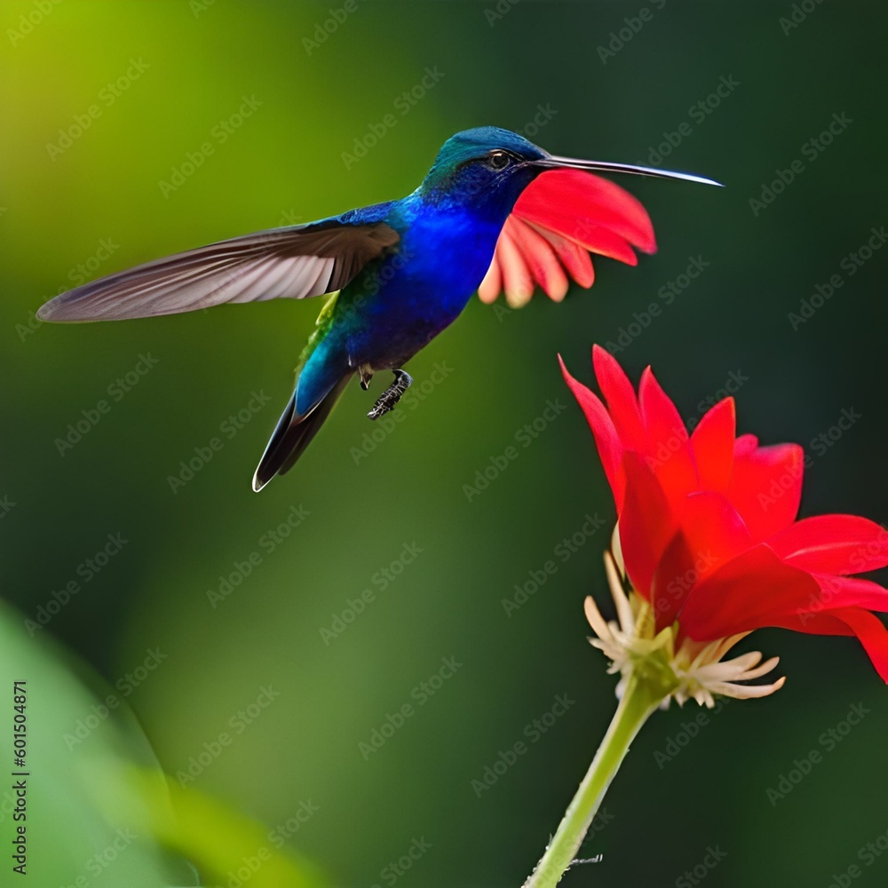 Fototapeta premium blue and yellow macaw ara ararauna