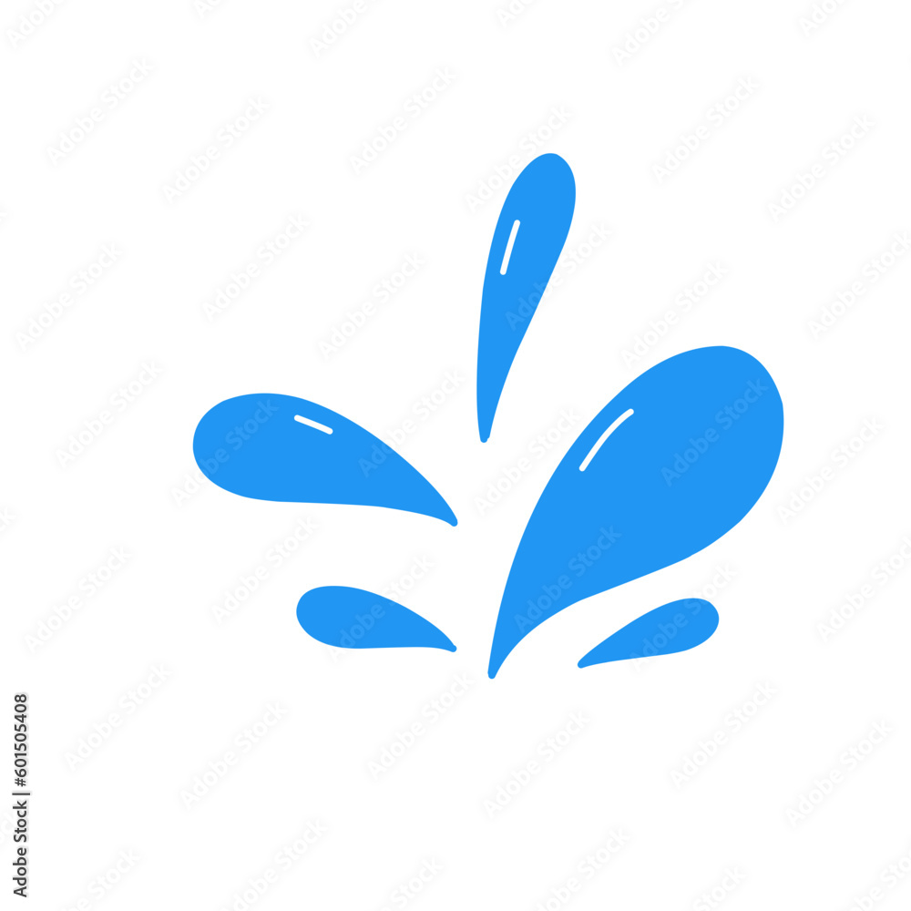 Obraz premium water droplets vector