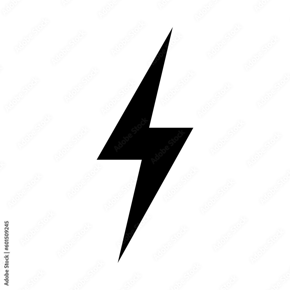 Install Lightning. Modern flat style vector illustration. Lightning