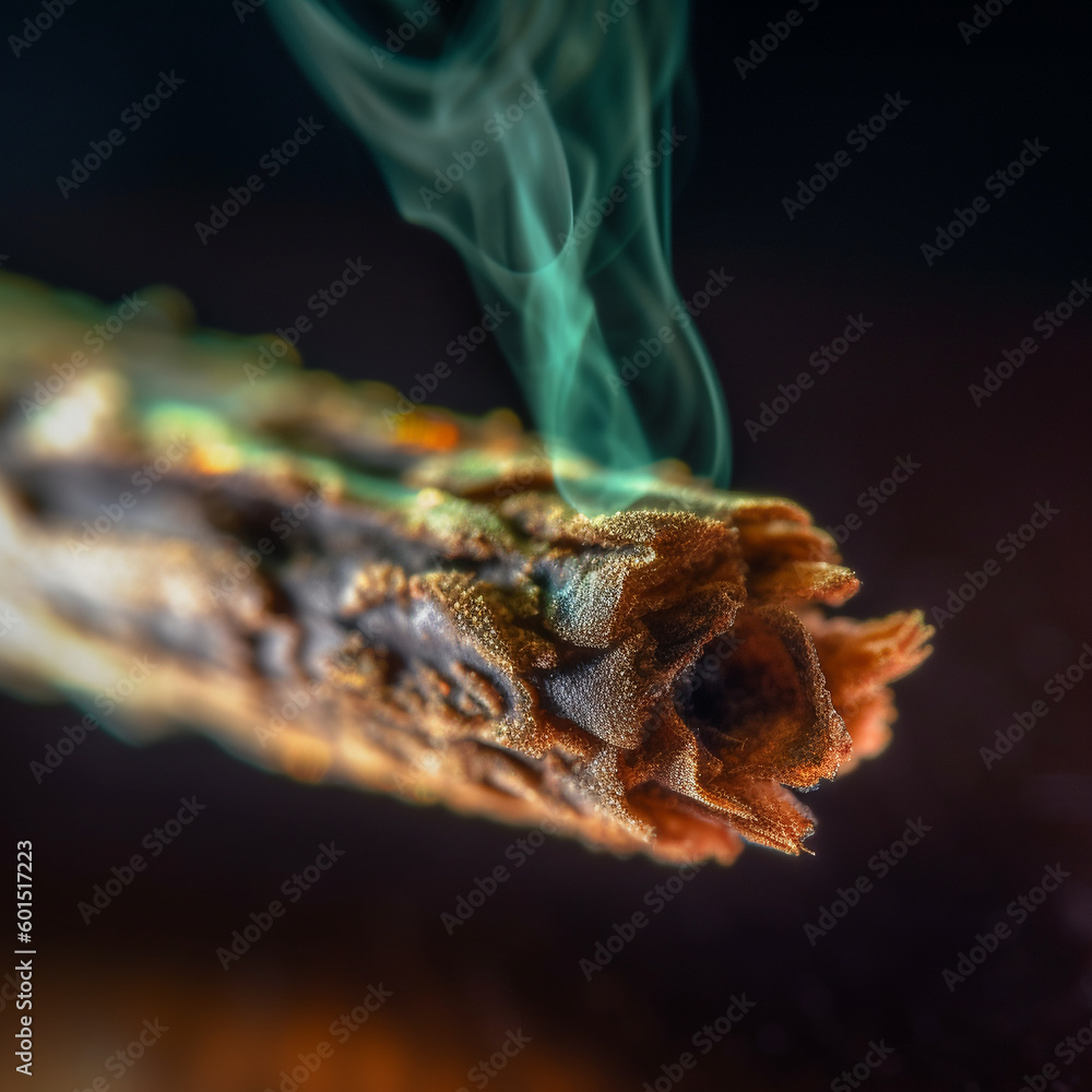 Fototapeta premium glow and smoke