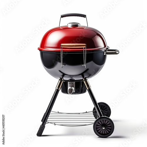 BBQ grill isolated. Illustration AI Generative.