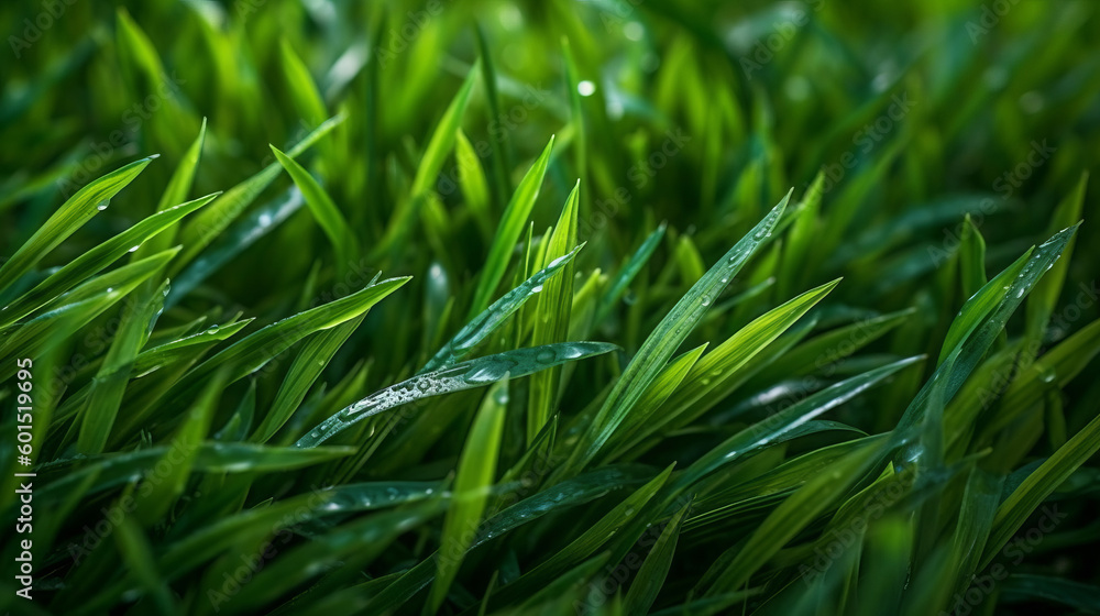 Green grass texture. Illustration AI Generative. Green grass texture. Illustration AI Generative.