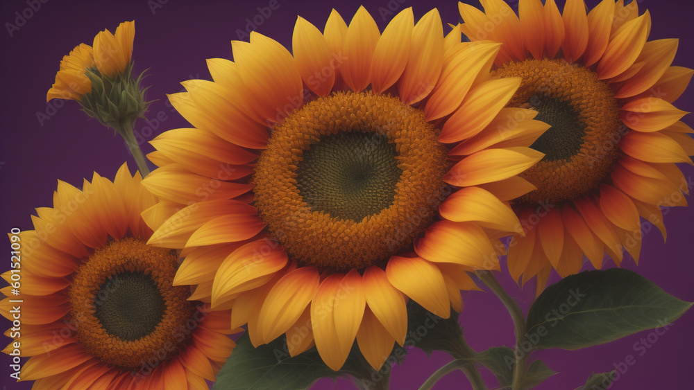 Sunflower Close upGenerative AI Sunflower Close upGenerative AI