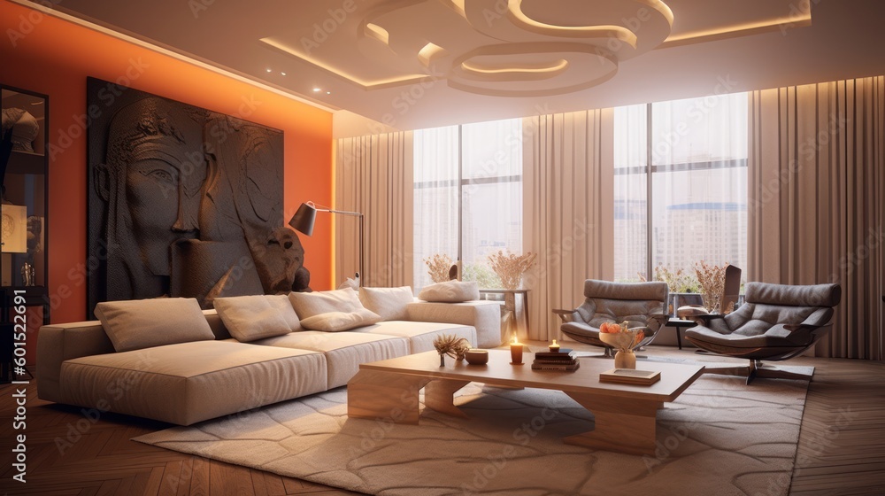 Fototapeta premium Living Room Design Ideas