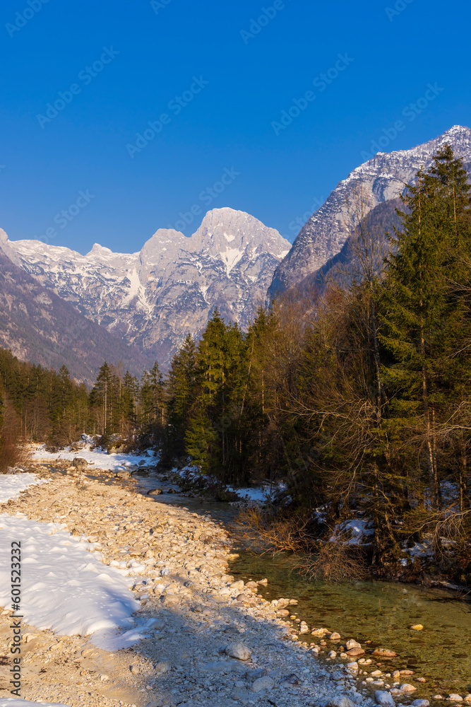 Landscape in Triglavski national park, Slovenia