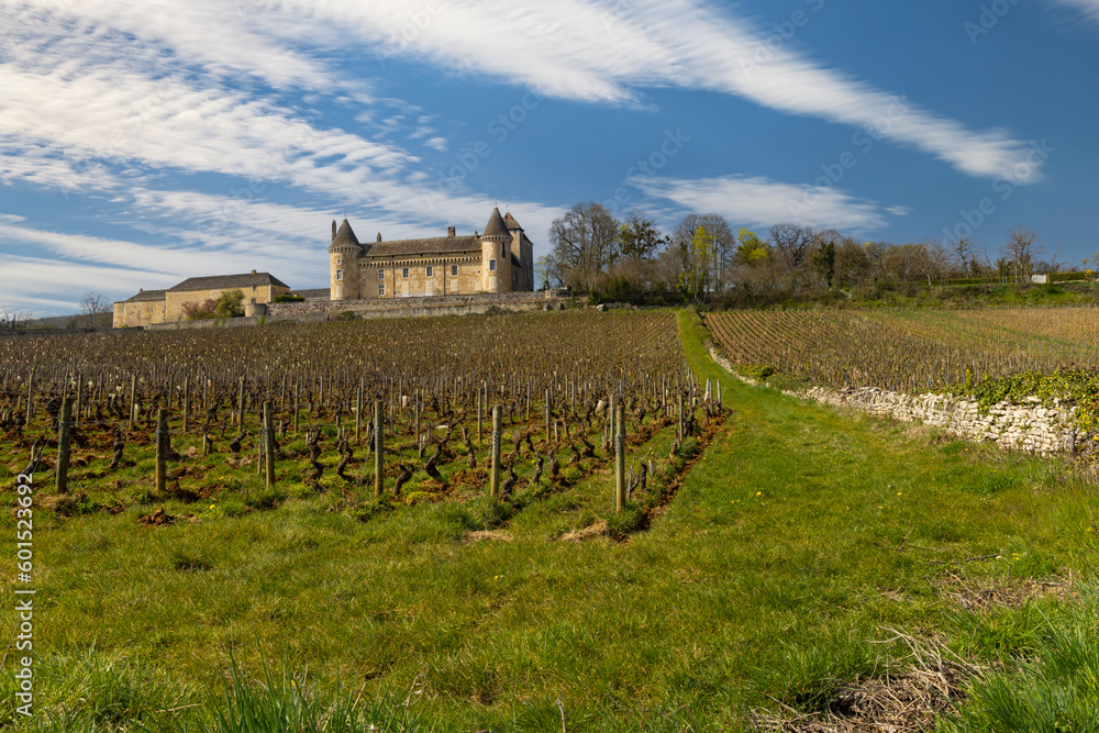 Chateau de Rully castle, Saone-et-Loire departement, Burgundy, France