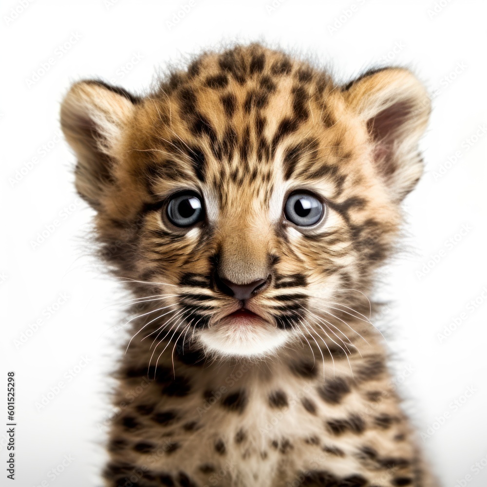 Adorable Portrait of a Baby Cheetah Animal for Print Nursery Children's Room Wall Art AI Generated Adorable Portrait of a Baby Cheetah Animal for Print Nursery Children's Room Wall Art AI Generated