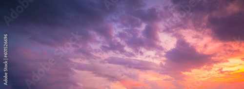 clouds and pink sky sweet sky Light pink clouds in sunset blue sky. Pastel colors of clouds  sunrise sundown natural background
