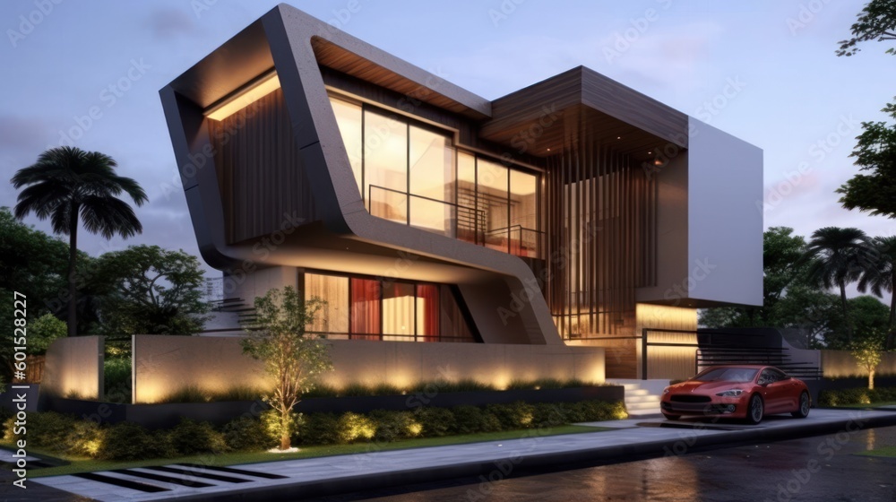 Fototapeta premium Luxury House Design