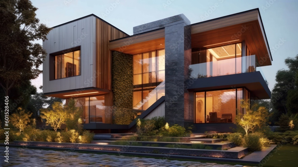 Fototapeta premium Luxury House Design