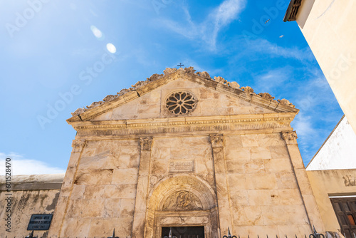 The façade of the church of Saint Anne in the Cittadella (