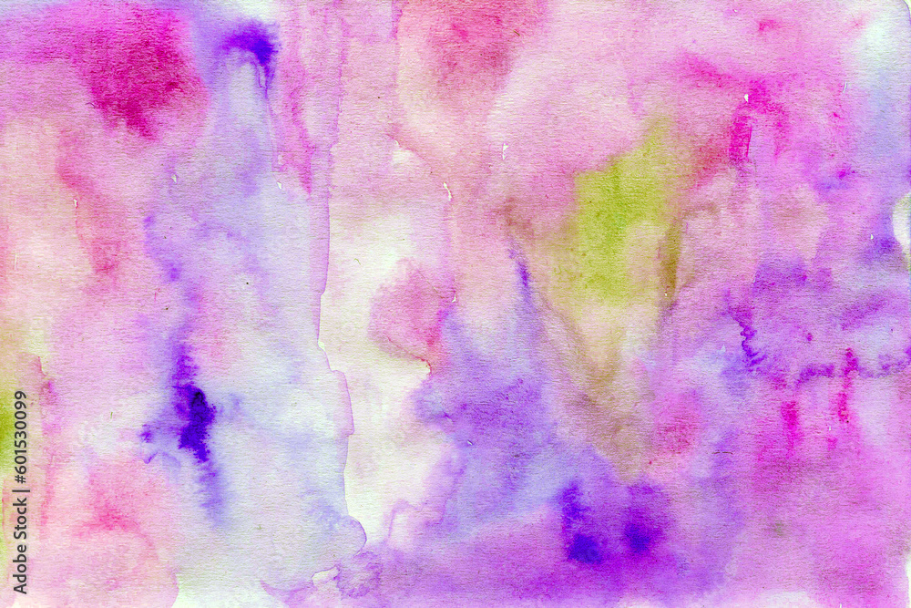 Pink-purple watercolor background texture