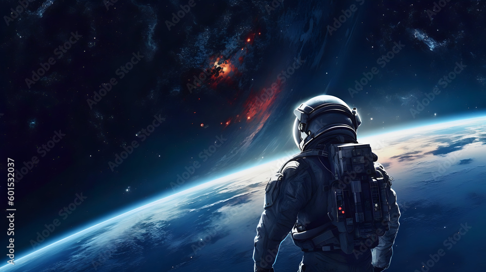astronaut in space astronaut in space