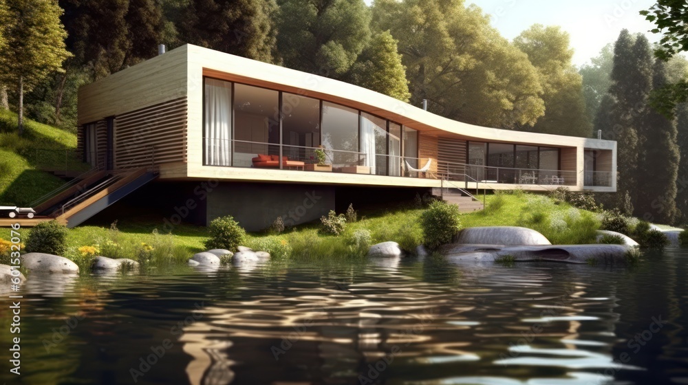 Obraz premium Modern House Design Concept Design