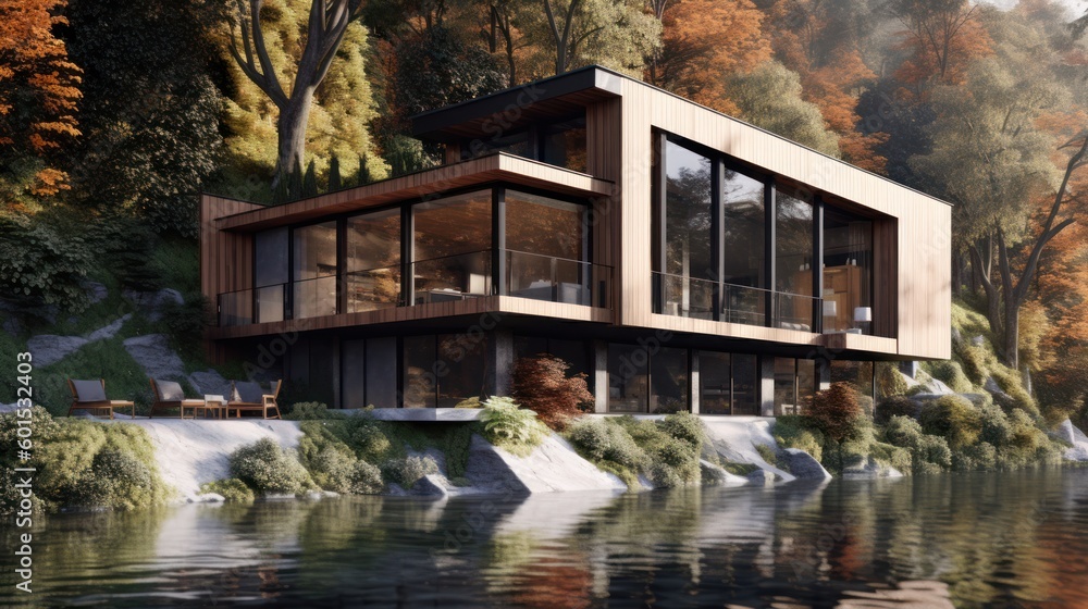 Obraz premium Modern House Design Concept Design