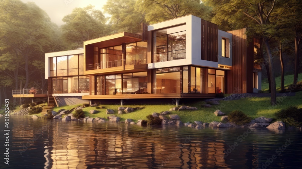 Obraz premium Modern House Design Concept Design