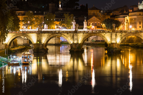 Sant' Angelo bridge in Rome. Italy