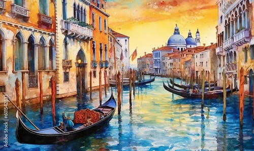 Venice in watercolor