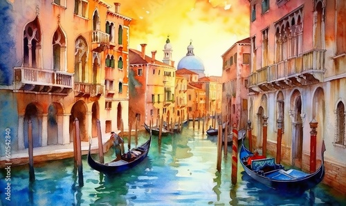 Venice in watercolor © Brian Carter