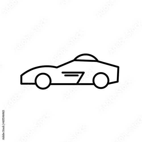 Linear car icons. Universal car icons for use in web and mobile UI  set of car basic UI elements