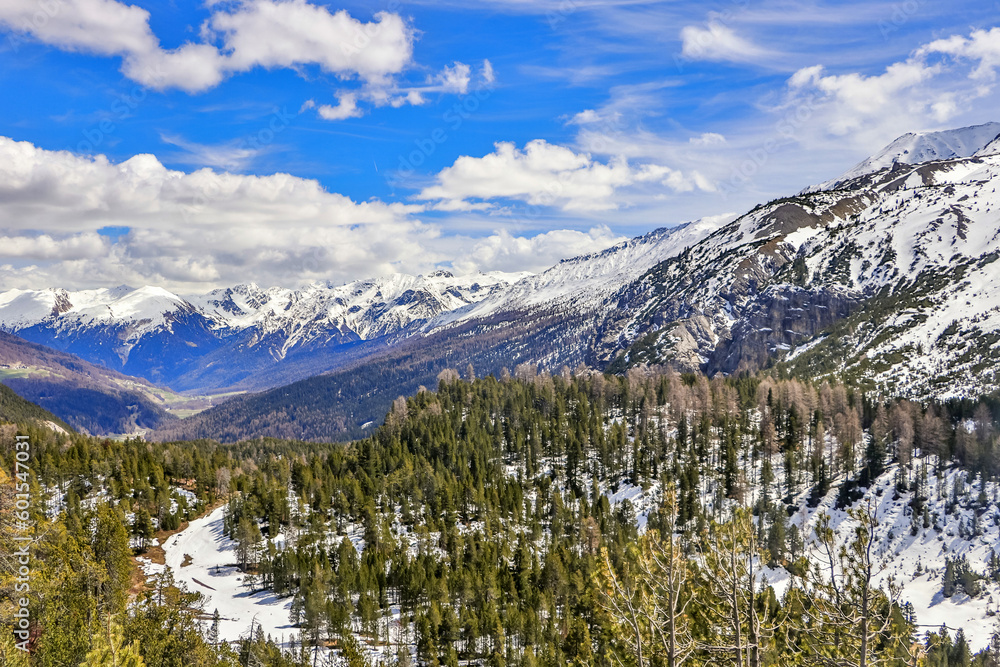 Fototapeta premium Swiss & Italian Alps