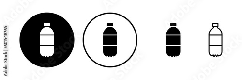bottle icon vector. bottle icon in trendy flat design