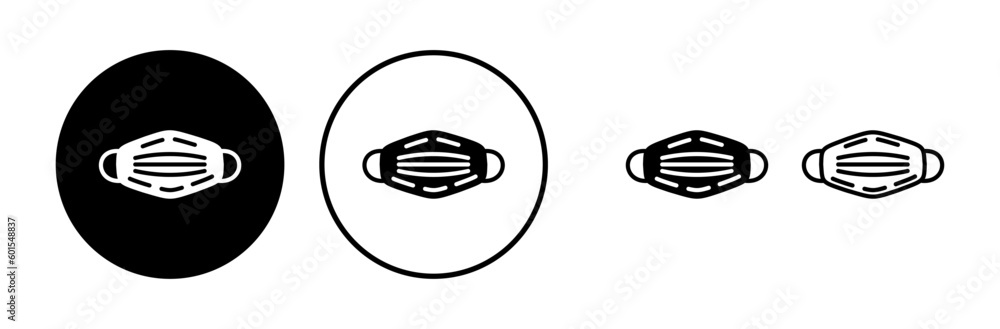 Face mask icon vector. medical Face Mask icon. Face mask icon vector. medical Face Mask icon.